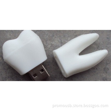 PVC gift dental caries dentures model usb